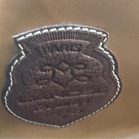 LANCEL Vintage 80s 90 Leather Shoulder Hobo Crossbody Bag Logo Minimalist Brown - Picture 9 of 16